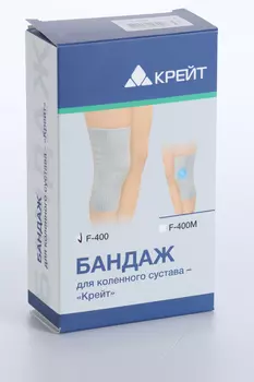 Бандаж Крейт F-400 д/коленного сустава р 4, серый
