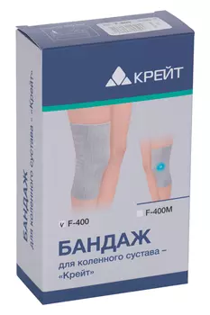 Бандаж Крейт F-400 д/коленного сустава р 1, серый