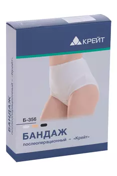 Бандаж Крейт п/операционный Б-356 р 4 (106-110 см), черный