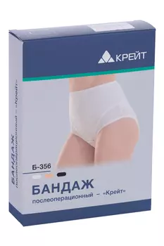 Бандаж Крейт п/операционный Б-356 р 7 (121-125 см), черный