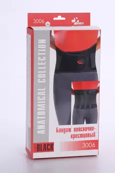 Бандаж Мек пояснично-крестцовый 3 ребра жестк согрев эффект XL, (3006)