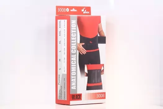 Бандаж Мек пояснично-крестцовый 6 ребер жестк S, (3008)