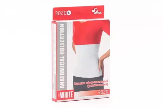 Бандаж Мек поясничный хлопок L, (3020)