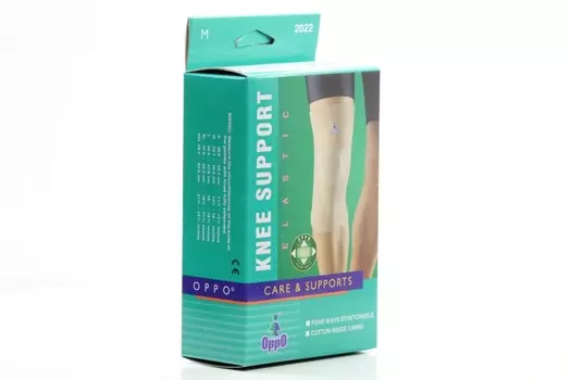 Бандаж OPPO на коленный сустав M, бежевый