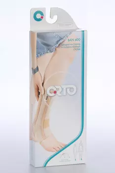 Бандаж Orto на голеностопный сустав с ребрами жесткости BAN 400 р M