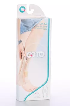 Бандаж Orto на голеностопный сустав с ребрами жесткости BAN 400 р S