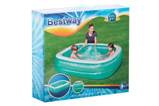 Бассейн надувной, 201 х 150 х 51 см, от 6 лет, 54005 Bestway