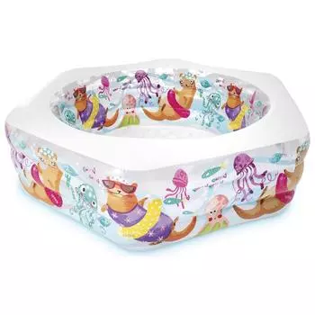 Бассейн надувной Морской риф 191 х 178 х 61 см от 6 лет 56493NP INTEX