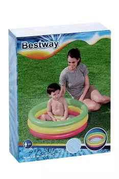 Бассейн надувной Радуга 70 х 24 см от 2 лет 51128 Bestway