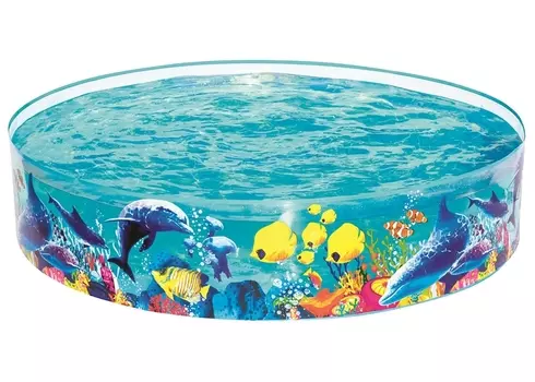 Бассейн Одиссея жёсткий борт 183 х 38 см от 2 лет 55030 Bestway