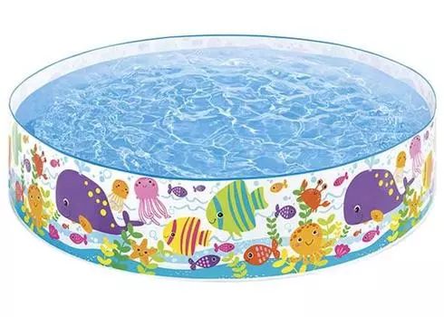 Бассейн Океан 183 х 38 см жёсткий борт от 3 лет 56452NP INTEX