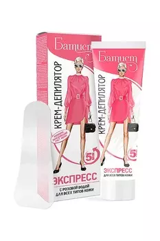 БАТИСТ крем-депилятор С РОЗОВОЙ ВОДОЙ 100л