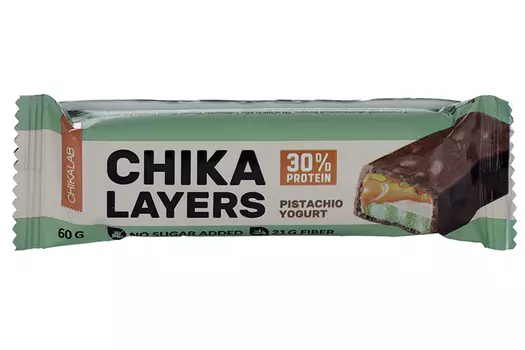 Батончик Chikalab глазир Фисташковый йогурт, 60 г