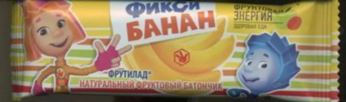 Батончик Фрутилад Фикси Банан, 30 г