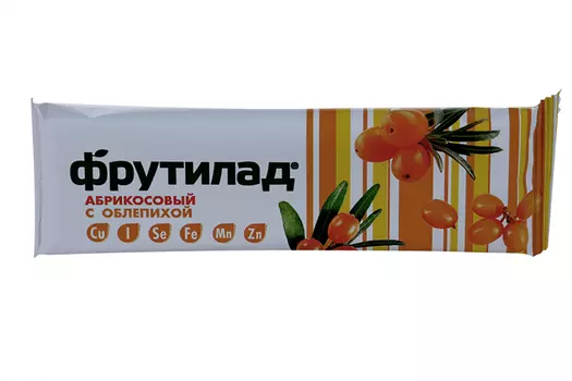 Батончик Фрутилад Фруктовая энергия облепиха, 30 г