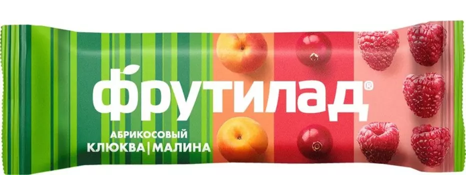 Батончик Фрутилад фруктовый/абрикосовый клюква/малина, 30 г
