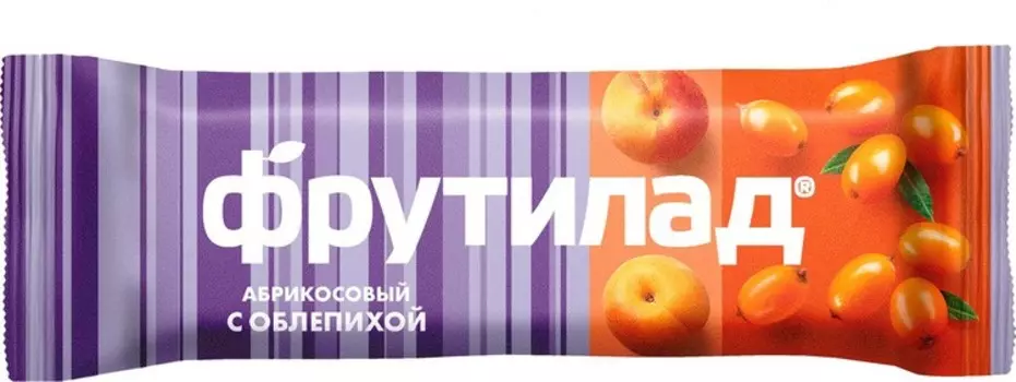 Батончик Фрутилад фруктовый/абрикосовый с облепихой, 30 г