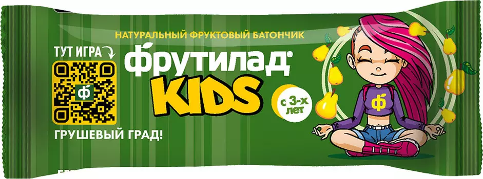 Батончик Фрутилад Кидс грушевый град д/детского питания с 3 лет, 25 г