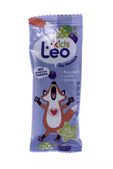 Батончик Leo Kids Фрутончик со злаками изюм/слива/гречка, 20 г