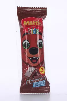 Батончик Matti Kids злаковый шоколад, 24 г, 24 шт