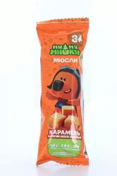 Батончик Мимимишки злаковый Карамель, 24 г