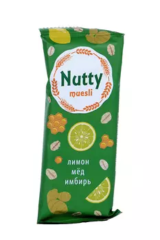 Батончик мюсли Натти лимон/мед/имбирь, 50 г