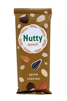 Батончик мюсли Натти орехи/семечки, 50 г
