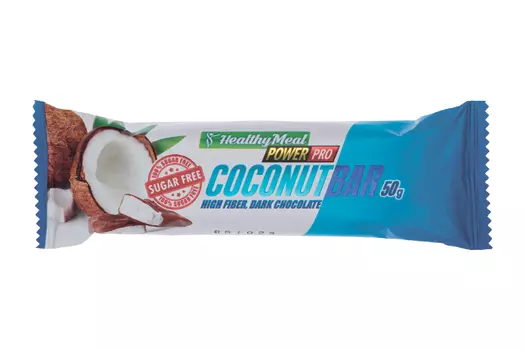 Батончик Power Pro CoconutBar+NutsBar б/сахара ассорти, 50 г, 10 шт