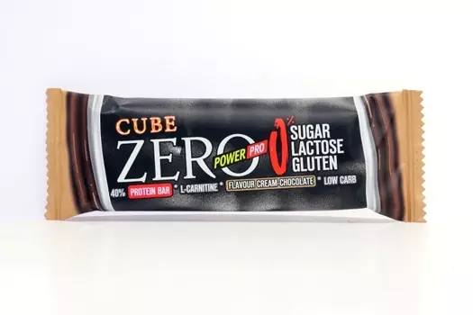 Батончик POWER PRO мультибелковый Zero без сахара с шоколадно-кремовым вкусом, 20 шт