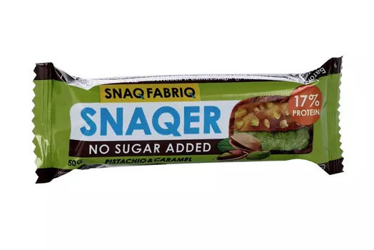 Батончик Snaq Fabriq глазированный фисташка/карамель, 50 г