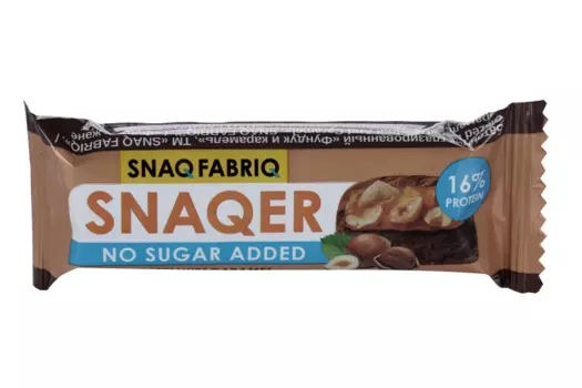 Батончик Snaq Fabriq глазированный фундук/карамель, 50 г