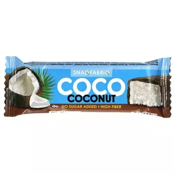 Батончик Snaq Fabriq глазированный Кокос, 40 г