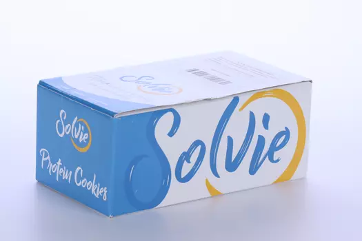 Батончик Solvie Protein Barre Арахис и солен карамель с начинк глазир б/сах, 50 г, 24 шт