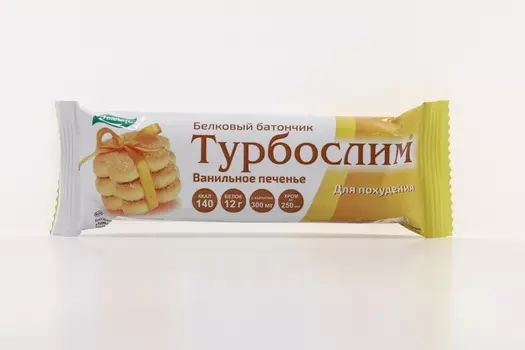 Батончик Турбослим ванильное печенье, 50 г