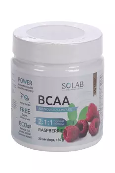 BCAA 2:1:1.Solab Малина 30 порц, 180 г