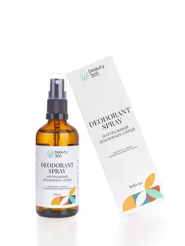 Beauty365 Дезодорант минеральный натуральный с ароматом Цитрус и средиземноморские травы , 100 мл