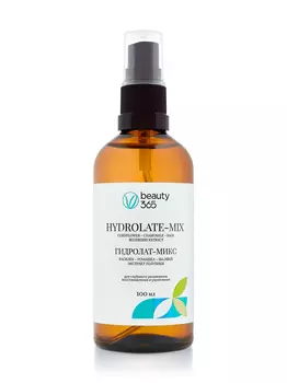 Beauty365 Гидролат-микс «Василек-Ромашка-Шалфей»,100 мл