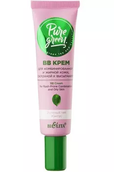 Belita PURE GREEN ВВ крем для комбинир. и жирной кожи, склонной к высыпаниям 30мл