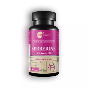 Берберин MedCraft 500 мг, 60 капс.