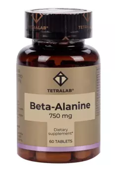 Бета-Аланин 750 Комплекс Тетралаб, 60 шт, таблетки