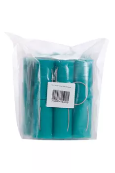 Бигуди Локсы Супер объём д/завивки/укладки волос диаметр 3,5 см бирюзовый 6 шт, 3 шт