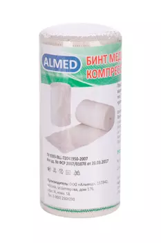 Бинт Альмед мед эласт компресс средн растяжимости 1.5м х100мм