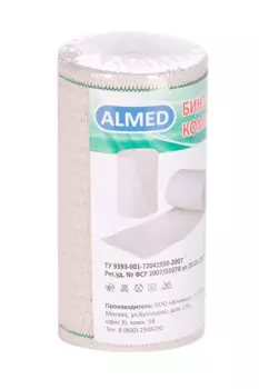 Бинт Альмед мед эласт компресс средн растяжимости 2м х 100мм