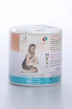 Бинт эластич ленточный компрессионный средней растяжимости 5х0,08м