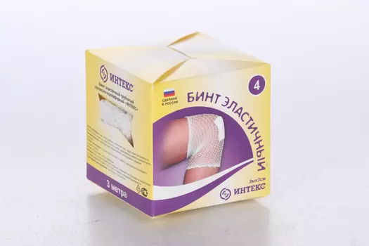 Бинт Интекс эластич трубч латексно-полиэфирный 3 м р 4