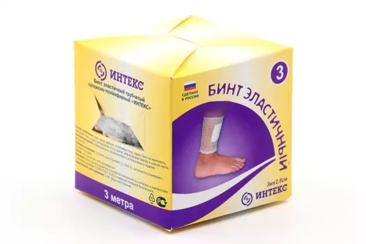 Бинт Интекс эластич трубч латексно-полиэфирный 3 м р 3