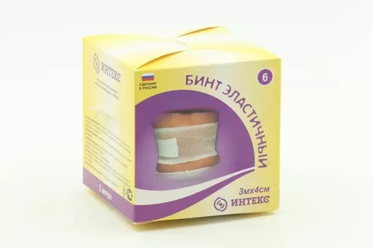 Бинт Интекс эластич трубч латексно-полиэфирный 3 м р 6