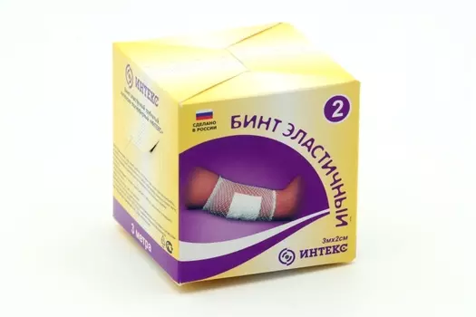 Бинт Интекс эластич трубч латексно-полиэфирный 3 м р 2