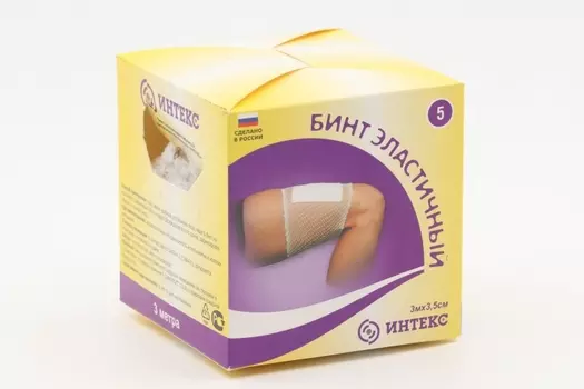 Бинт Интекс эластич трубч латексно-полиэфирный 3 м р 5