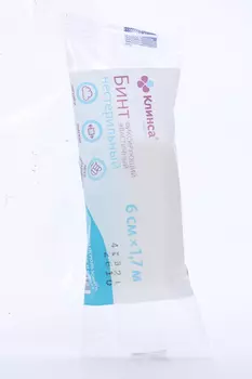 Бинт Клинса Фриласт н/стер фиксир с неосыпающимися краями 6 см х 1.7 м